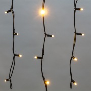 Гирлянда «Айсикл» («Бахрома») светодиодная 3,2х0,6 м, 88 LED, черный провод каучук, теплое белое свечение NEON-NIGHT | Фото 3
