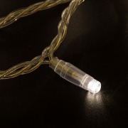 Гирлянда «Нить» 10 м, 200 LED, прозрачный ПВХ, цвет свечения теплый белый с эффектом мерцания (каждый 5-й) NEON-NIGHT | Фото 3