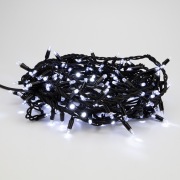 Гирлянда модульная «Дюраплей LED» 10 м, 200 LED, черный каучук, цвет свечения белый NEON-NIGHT | Фото 1