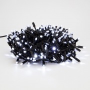 Гирлянда «Кластер» 10 м, 400 LED, черный каучук, IP67, соединяемая, цвет свечения белый NEON-NIGHT | Фото 1