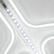 Фигура «Снежинка» из гибкого неона с эффектом тающих сосулек, 60х60 см, цвет свечения белый NEON-NIGHT | Фото 4