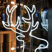 Фигура световая «Сказочный олень» из гибкого неона, 140х93 см, 1680 LED, цвет свечения белый NEON-NIGHT | Фото 9