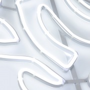 Фигура световая «Сказочный олень» из гибкого неона, 180х110 см, 2400 LED, цвет свечения белый NEON-NIGHT | Фото 2