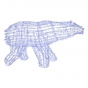 Фигура объемная «Полярный медведь» 210х10 см, 1500 LED, IP65, цвет свечения белый NEON-NIGHT | Фото 3