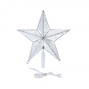 Светодиодная фигура «Звезда» 50 см, 80 светодиодов, с трубой и подвесом, цвет свечения белый NEON-NIGHT | Фото 1