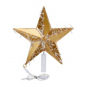 Светодиодная фигура «Звезда» 50 см, 80 светодиодов, с трубой и подвесом, цвет свечения теплый белый NEON-NIGHT | Фото 1