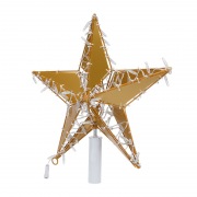 Светодиодная фигура «Звезда» 50 см, 80 светодиодов, с трубой и подвесом, цвет свечения теплый белый NEON-NIGHT | Фото 2