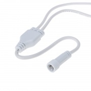 Разветвитель -Y для уличных гирлянд Professional (1 вход, 2 выхода) белый ПВХ | Фото 2