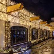 Гирлянда светодиодная «Дождь» 2х3 м, эффект мерцания, белый провод, 230 В, диоды ТЕПЛЫЙ БЕЛЫЙ  | Фото 2