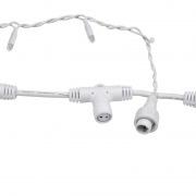 Гирлянда светодиодная «Дождь» 2х3 м, эффект мерцания, белый провод, 230 В, диоды ТЕПЛЫЙ БЕЛЫЙ  | Фото 6