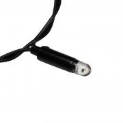 Гирлянда светодиодная «Дождь» 2х6 м, постоянное свечение, черный провод, 230 В, диоды ТЕПЛЫЙ БЕЛЫЙ | Фото 3