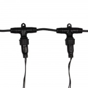 Гирлянда светодиодная «Дождь» 2х6 м, постоянное свечение, черный провод, 230 В, диоды ТЕПЛЫЙ БЕЛЫЙ | Фото 4