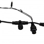 Гирлянда светодиодная «Дождь» 2х6 м, постоянное свечение, черный провод, 230 В, диоды ТЕПЛЫЙ БЕЛЫЙ | Фото 5