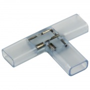 Муфта соединительная T для светодиодной ленты 220 В 13.5х6.5 мм | Фото 1