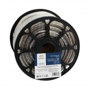 LED лента 220 В, 13х8 мм, IP67, SMD 5050, 60 LED/m, цвет свечения теплый белый | Фото 2