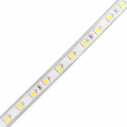 LED лента 220 В, 13х8 мм, IP67, SMD 5050, 60 LED/m, цвет свечения теплый белый | Фото 3