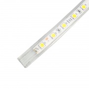 LED лента 220 В, 13х8 мм, IP67, SMD 5050, 60 LED/m, цвет свечения теплый белый | Фото 4