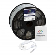 LED лента 220 В, 10х7 мм, IP67, SMD 2835, 60 LED/m, цвет свечения белый, бухта 100 м | Фото 1