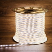 LED лента 220 В, 6.5x17 мм, IP67, SMD 2835, 180 LED/m, цвет свечения белый, 100 м | Фото 8