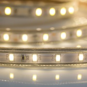 LED лента 220 В, 6.5x13 мм, IP67, SMD 5730, 60 LED/m, цвет свечения теплый белый, 100 м | Фото 4