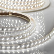 LED лента 220 В, 6.5x17 мм, IP67, SMD 5730, 120 LED/m, цвет свечения белый, 100 м | Фото 1