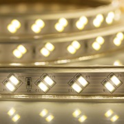 LED лента 220 В, 6.5x17 мм, IP67, SMD 5730, 120 LED/m, цвет свечения теплый белый, 100 м | Фото 4