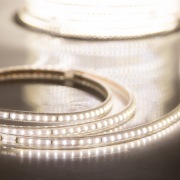 LED лента 220 В, 6x10.6 мм, IP67, SMD 3014, 120 LED/m, цвет теплый белый, 100 м | Фото 1