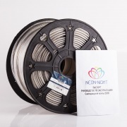 LED лента 220 В, 6x10.6 мм, IP67, SMD 3014, 120 LED/m, цвет теплый белый, 100 м | Фото 4