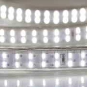 LED лента 220 В, 6.5x15 мм, IP67, SMD 3014, 240 LED/m, цвет свечения белый, 100 м | Фото 3