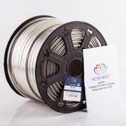 LED лента 220 В, 6.5x15 мм, IP67, SMD 3014, 240 LED/m, цвет свечения теплый белый, 100 м | Фото 2
