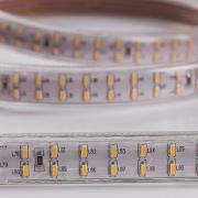 LED лента 220 В, 6.5x15 мм, IP67, SMD 3014, 240 LED/m, цвет свечения теплый белый, 100 м | Фото 4
