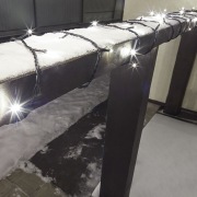 Гирлянда Твинкл Лайт 20 м, черный ПВХ, 200 диодов, цвет теплый белый | Фото 1
