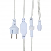 Гирлянда Айсикл (Бахрома) светодиодная 5х0,7 м, 152 LED, белый провод каучук, теплое белое свечение NEON-NIGHT | Фото 2
