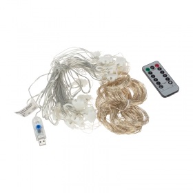 NEON-NIGHT Гирлянда Светодиодный дождь из росы 6х3 м, USB + пульт управления