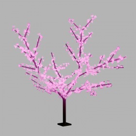 NEON-NIGHT Светодиодное дерево Сакура, высота 1,5м, диаметр кроны 1,8м, розовые светодиоды, IP65, понижающий трансформатор в комплекте NEON-NIGHT