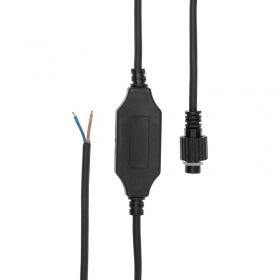 NEON-NIGHT Шнур питания для уличных гирлянд (без вилки) 3А, цвет провода черный, IP65