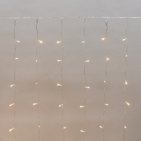NEON-NIGHT Гирлянда Дождь светодиодный 2х3м, эффект мерцания, прозрачный провод, IP44, 230В, диоды ТЕПЛЫЕ БЕЛЫЕ, 300LED NEON-NIGHT