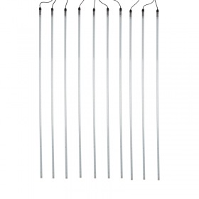 NEON-NIGHT Гирлянда Тающие сосульки комплект 10 шт. х 100см, шаг 100см, 960 LED ТЕПЛЫЙ БЕЛЫЙ, черный каучук, IP65, 24В, соединяется NEON-NIGHT