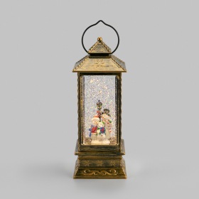 NEON-NIGHT Декоративный фонарь (фигура) с эффектом снегопада и подсветкой Семья снеговиков NEON-NIGHT