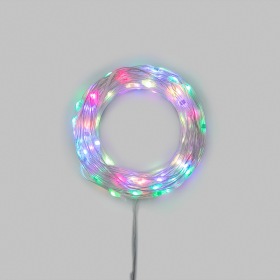 NEON-NIGHT Умная гирлянда Роса с крупными каплями 10м 100 LED RGB мягкий прозрачный провод IP20 USB NEON-NIGHT