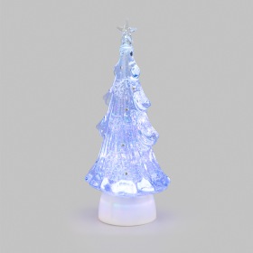 NEON-NIGHT Фигура на подставке Елочка 15x21x31 см, RGB, питание 3xАА и провод USB NEON-NIGHT