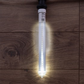 NEON-NIGHT Сосулька светодиодная 30 см, 220V, e27, двухсторонняя, 24х2 диодов, цвет диодов белый