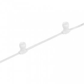 NEON-NIGHT Belt-Light  2 жилы  шаг 40 см  патроны e27 влагостойкая IP54 белый провод