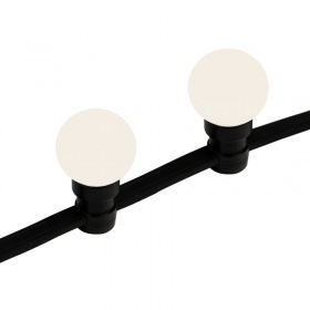 NEON-NIGHT Готовый набор: "Евро Belt Light" 2 жилы шаг 40 см, Теплые Белые LED лампы (6 LED)