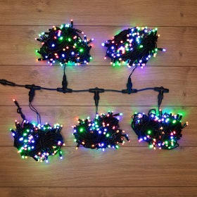 NEON-NIGHT Гирлянда "LED ClipLight" 24V, 5 нитей по 20 метров, цвет диодов  Мульти