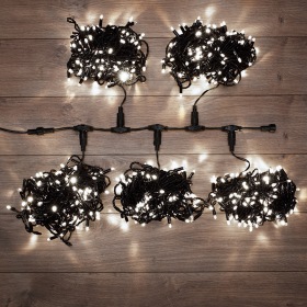 NEON-NIGHT Гирлянда "LED ClipLight" 24V, 5 нитей по 20 метров, цвет диодов Белый, Flashing (Белый)