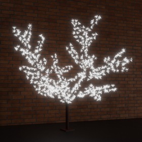 NEON-NIGHT Светодиодное дерево "Сакура", высота 1,5м, диаметр кроны 1,8м, белые светодиоды, IP 54, понижающий трансформатор в комплекте, NEON-NIGHT