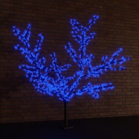 NEON-NIGHT Светодиодное дерево "Сакура", высота 1,5м, диаметр кроны 1,8м, синие светодиоды, IP 54, понижающий трансформатор в комплекте, NEON-NIGHT