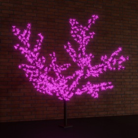 NEON-NIGHT Светодиодное дерево "Сакура", высота 1,5м, диаметр кроны 1,8м, фиолетовые светодиоды, IP 54, понижающий трансформатор в комплекте, NEON-NIGHT