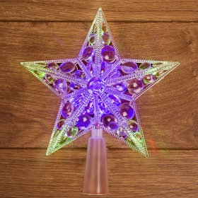 NEON-NIGHT Фигура светодиодная "Звезда" на елку цвет: RGB, 10 LED, 17 см